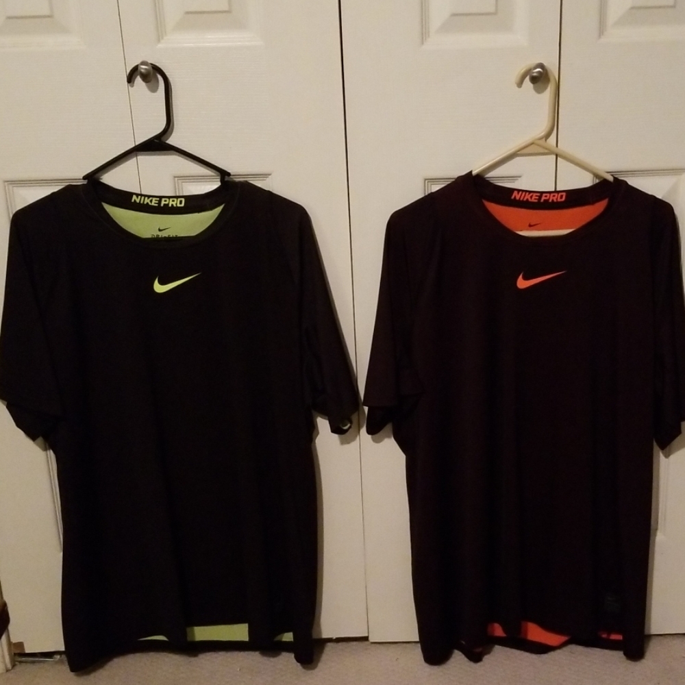 Lot of 2 Men's XL Nike Pro T-Shirt